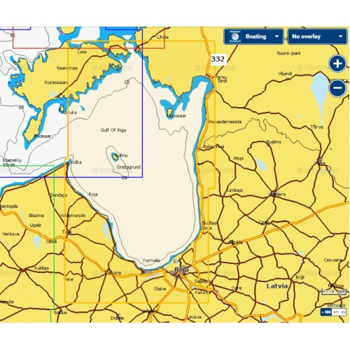 5G332S Navionics+ Small Gold,  Западная Латвия